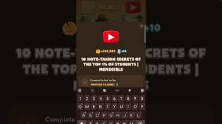 10 Notes taking secret of the top 1% of students/ memegirls #memefitodaycombo#memefisecretcode