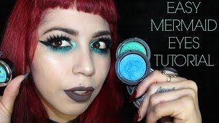 QUICK/EASY MERMAID EYES | CRUELTY FREE PRODUCTS ONLY!