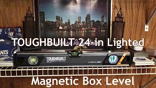 ToughBuilt 24-in Lighted Magnetic Torpedo Level (Tech Tuesday)