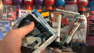 150 subscriber special!!!!!!!!!!! Opening 7 random packs of hockey cards!!!!