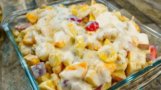 Creamy Fruit Chaat Recipe | Ramzan Special | Khanam's Kitchen