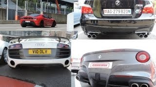 Compilation Best Revs Supercars F12, M5, SCUDERIA,SHMEEMOBILE, AVENTADOR & MORE