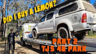 Big PROBLEMS with my Hilux - Part 2 of TJ'S 4B PARK NSW