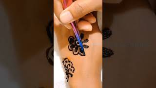 Simple Easy Mehndi Design #youtubeshorts #shorts #shortsfeed #mehendi  #mehndi #mehndidesign