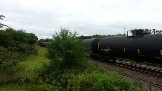 BNSF action 7-18-2014, southeast Norman, Oklahoma