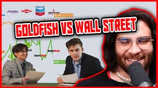 Hasanabi Reacts to I Gave My Goldfish $50,000 to Trade Stocks | Michael Reeves