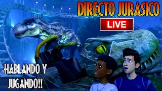 HABLANDO sobre Camp Cretaceous HIDDEN AVENTURE- Jugando Among US!! Scorpios Rex