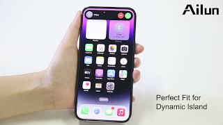 [Ailun] How to install phone case + screen protector on iPhone 14 Pro Max ,Dynamic Island Compatible