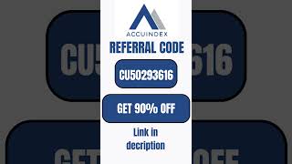 Accuindex Referral Code {CU50293616} Get 90% Rebate on Trading Fees