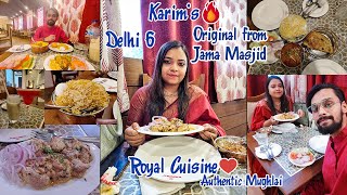 || Karim's Old Delhi 6, Golpark Kolkata || 😍|| Original Jama Masjid || 🔥💯| Best Royal Cuisine | ❤️