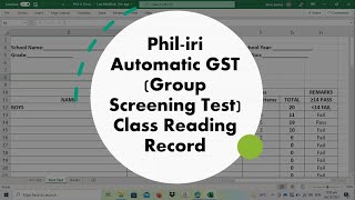 Automatic GST Class Reading Record