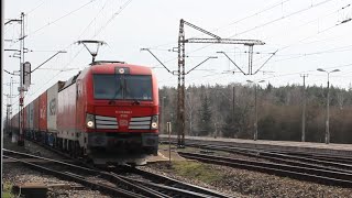 Bombardier TRAXX  LOTOS  i Vectron DB z kontenerami