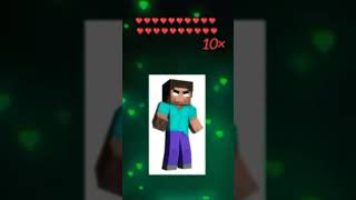 Minecraft Mob Health Edit #minecraft #viral #reepicshorts #edit #ytshorts #viraledit #memes #shorts