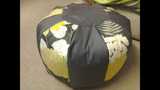 Pouf in Fabric..A success..