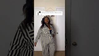 The first one gives Beetle Juice 🤍🖤 #plussize #appleshape #fashionnova #queensizedmia #haul