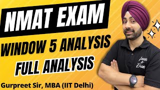 NMAT Exam 2023 Window 5 Analysis #nmat #nmat2023  #mba #education