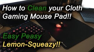 💧💩Clean Your Gaming Mouse Pads SUPER EASILY! 💩💧