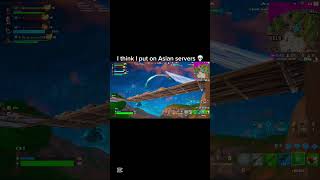 I think I put on Asian servers 💀 #fortnite #fortnitememes #fortniteclips #viralvideo #gaming