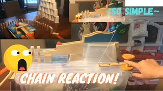 WE MADE A CHAIN REACTION!!! - so cool! | KuzKidz TV