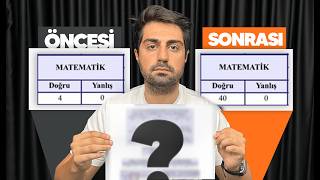 0 Netle Başlayıp Nasıl 40 Net Matematiğe Çıktım? Neden YKS Matematiği Yapamıyorsun?