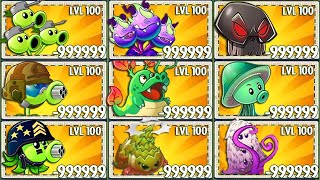 Random 30 NEW & PEA & MOD Plants Battlez - Who Will Win? - PVz 2 Plant vs Plant