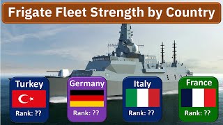 Frigate Fleet Strength by Country | Top 55 Countries Compared