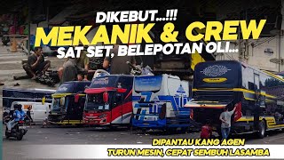 STJ‼️DI KEBUT SAMPAI BLEPOTAN OLI,MEKANIK DAN CREW SAT SET BIAR ARMADA LEKAS PULIH