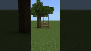 TREE HANGING SWING IN MINECRAFT!!😱😱 #justiceforsidhumoosewala #minecraft #shorts