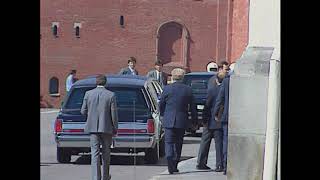 MT2149 - Trip to Moscow and Kiev, Motorcade from Ambassadors Residence to the Kremlin - 30 July 1991