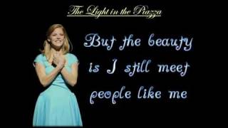 The Beauty Is - The Light in the Piazza - Karaoke/Instrumental [w/ LYRICS]