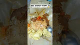 Nasi Uduk,Semur Jengkol, Tempe Bacem, Kentang Balado, Dan Telor Gulung#shorts @pipitembemasmr143