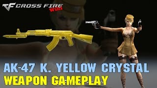 CrossFire - AK-47 Knife Yellow Crystal - Weapon Gameplay