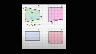 Знаходження площі різних чотирикутників шляхом перестановки їхніх частин | Академія Хана