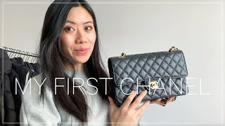 MY FIRST CLASSIC CHANEL FLAP UNBOXING | MODSHOTS & WHAT FITS | CAVIAR LEATHER | PRICE IS IT WORTH IT