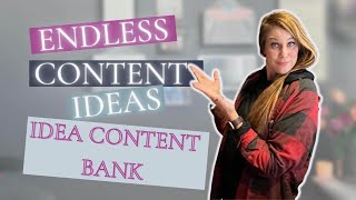 Unlock the Secret to Endless Content Ideas - Amazing Results with the Idea Content Bank!