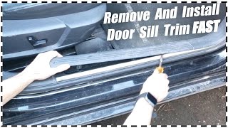 Remove Door Sill Plate On Dodge Charger, Magnum, Challenger, Chrysler 300