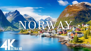 FLYING OVER NORWAY (4K UHD) – расслабляющая музыка и красивые видеоролики о природе – 4K видео HD