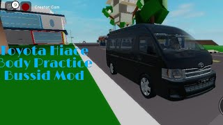 Bus Simulator Indonesia Toyota Hiace Super Body Of BUSSID MOD