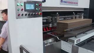 Automatic Carton Box 2 Color Flexo Printing Machine With Slotting