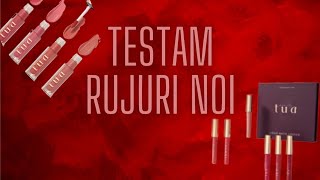 Testam rujuri noi super rezistente💄💋