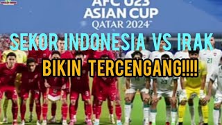 pertandingan sepak bola u 23 indonsia vs irak piala AFC