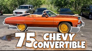 This 75 Chevy Convertible Clean Asf!!!!