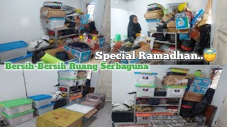 BEBERES MERAPIKAN RUANG SERBAGUNA || CLEANING MOTIVATION || BERSIH-BERSIH RUMAH SAAT PUASA RAMADHAN