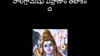 Telugu Shiva Bilvastakam