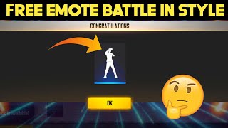 Free Fire New Event Battle in Style Free Emote- Telugu 🥰