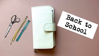 Wochendeko „back to school“ Hobonichi weeks | plan with me