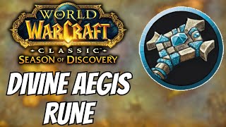 Divine Aegis Rune for Priests | Phase 3 Season of Discovery