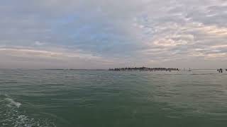 motoring across the grand canal venice Jan 2023