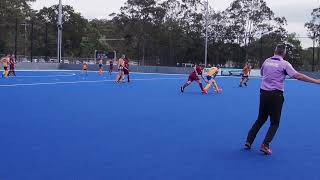 Mens Hockey ACT v QLD Over 40. Australian Championships 2022