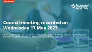 Council Meeting 17 May 2023